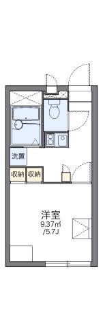 レオパレスアシャラーデ タナカ(1K/2階)の間取り写真