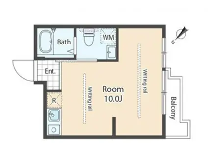 エスカイア永福(ワンルーム/5階)の間取り写真