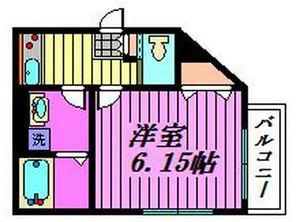 WILL IDEA南区辻(1K/3階)の間取り写真