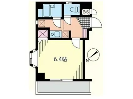 ケーアイ・ハイム(1K/3階)の間取り写真