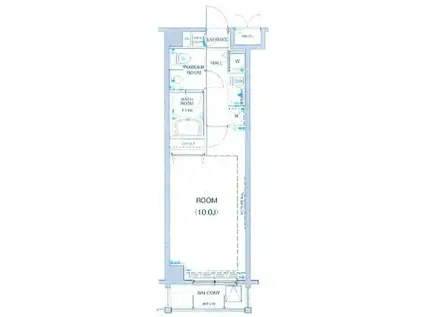 レグラス久が原(1K/1階)の間取り写真