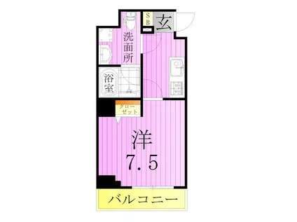 MAXIV ALIVE梅島(1K/10階)の間取り写真