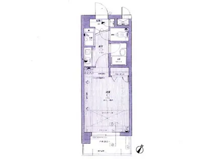 ライオンズプラザ博多駅南(1K/10階)の間取り写真