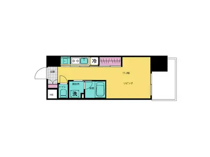 コンフォールパレス(2LDK/4階)の間取り写真