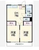リアライズ岐南I(2DK/3階)の間取り写真