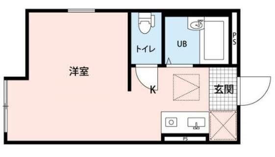 PRIMERA川崎(ワンルーム/2階)の間取り写真
