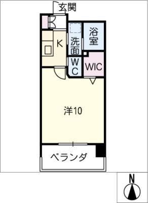 LAVITANAGOYA(1K/7階)の間取り写真