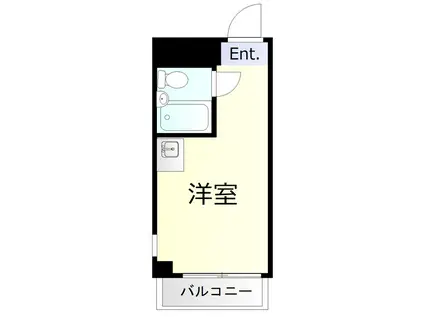 トップルーム道玄坂(ワンルーム/4階)の間取り写真