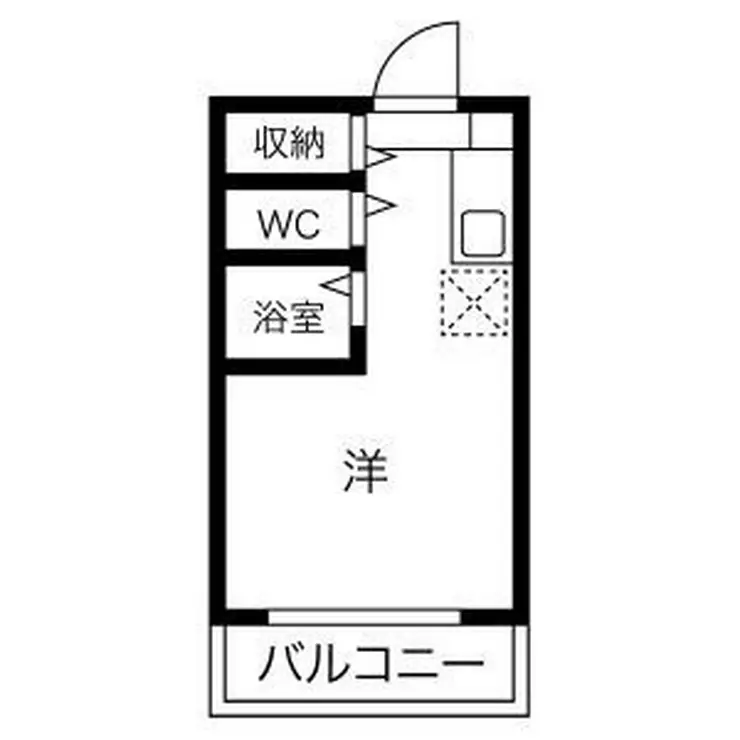 レジデンスカープ八王子 2階階 間取り