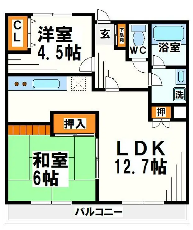 パークサイド千歳台 3階階 間取り