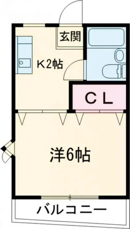 リバティハイツ 1階階 間取り
