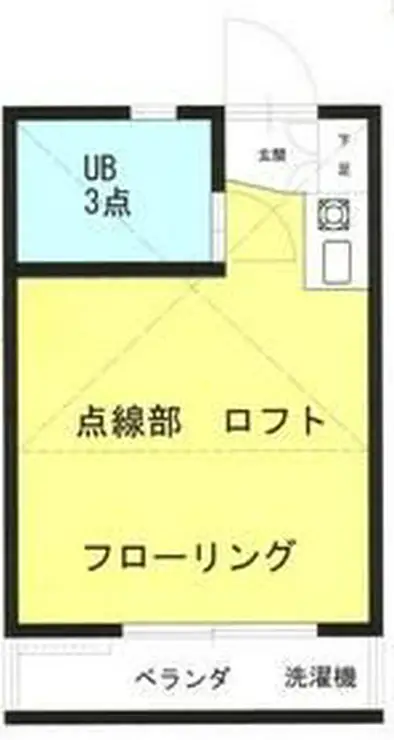 デュエットミタカ2番館 1階階 間取り