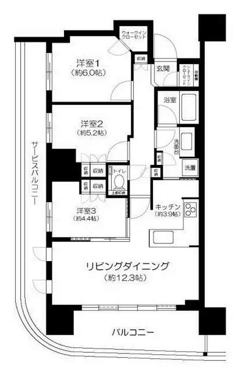 ドレッセタワー南町田グランベリーパーク 10階階 間取り