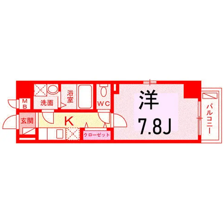 カーサ ベレッツア 2階階 間取り