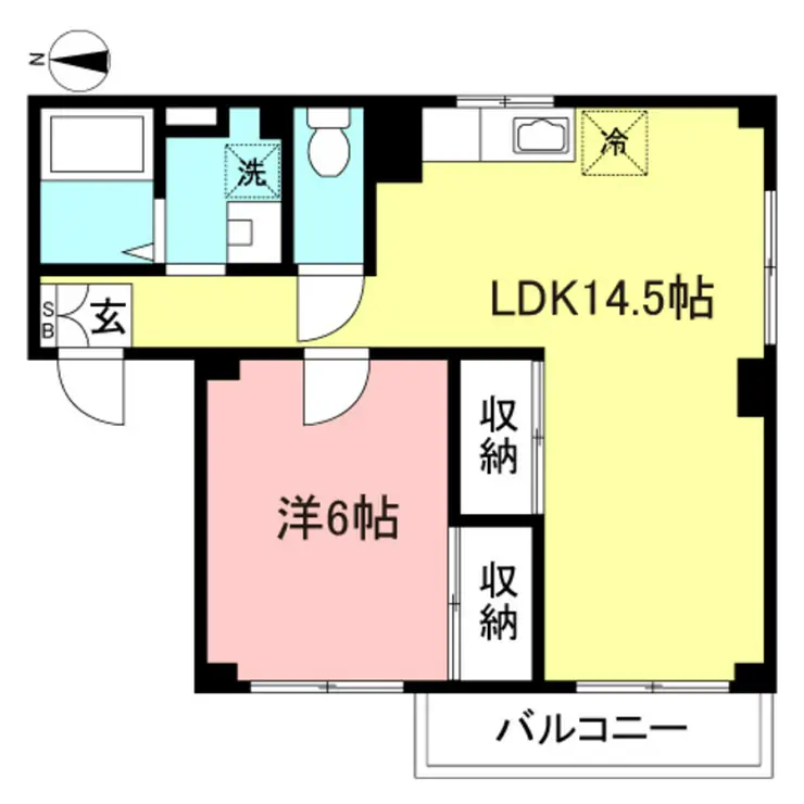メゾンド野尻 2階階 間取り