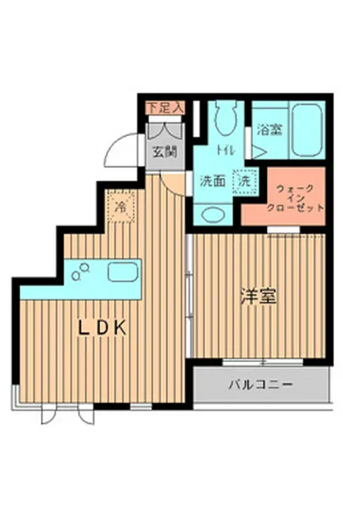 プロスペクト初台 2階階 間取り