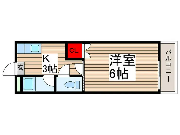 千裕ハイツ 1階階 間取り