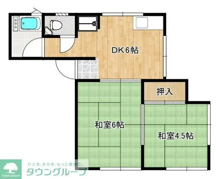コーポ永井 2階階 間取り