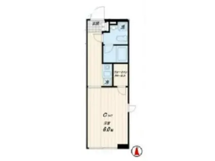 LA DOUCEUR練馬(1K/5階)の間取り写真