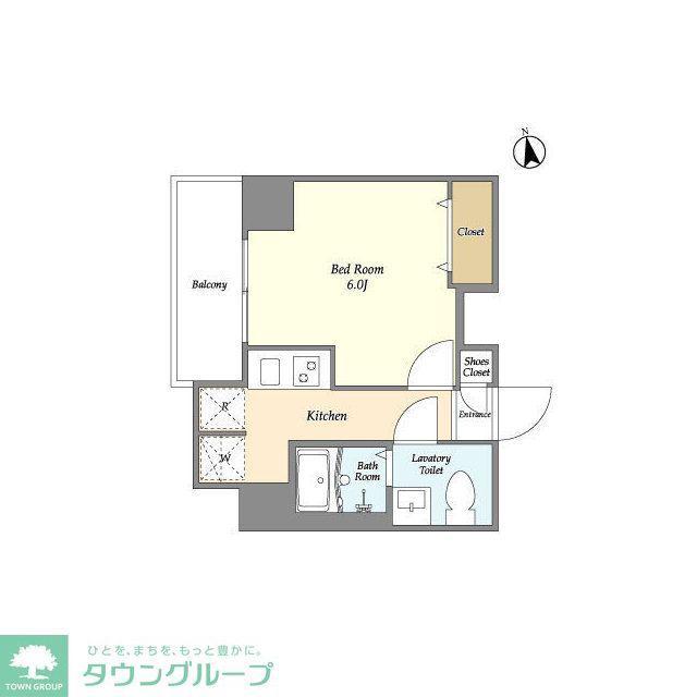 アルファコート西川口27(1K/4階)の間取り写真