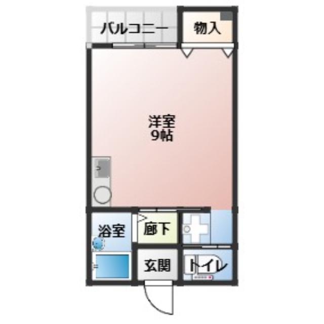 アーバンプラザ(ワンルーム/3階)の間取り写真