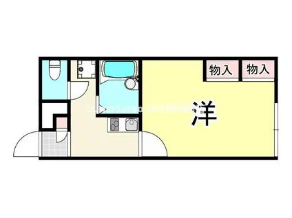 レオパレス琴の浦(1K/1階)の間取り写真