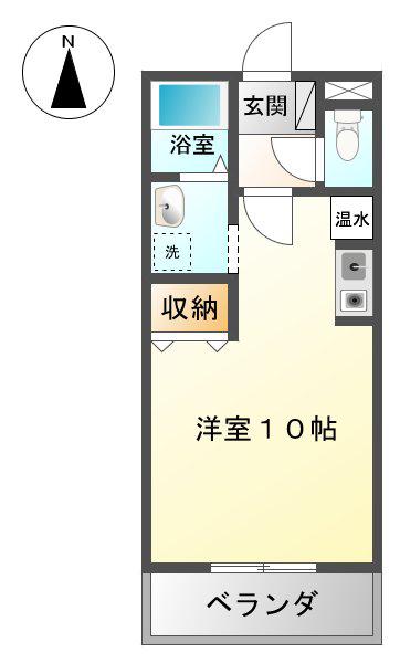 サンビレッジ白金(ワンルーム/3階)の間取り写真