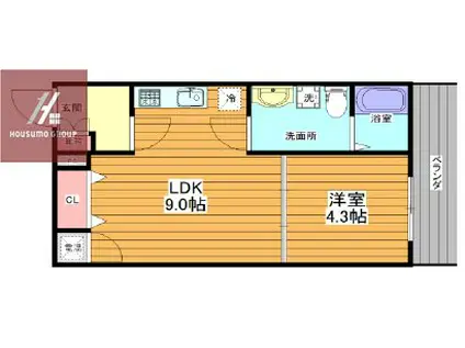 FMAISONLIBLEIII(1LDK/1階)の間取り写真