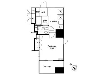 プレミアステージ大塚(1K/12階)の間取り写真