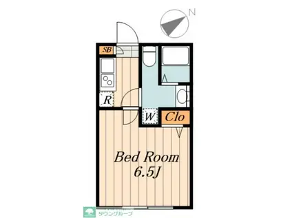 アザーレ・プラネ上板橋(1K/2階)の間取り写真