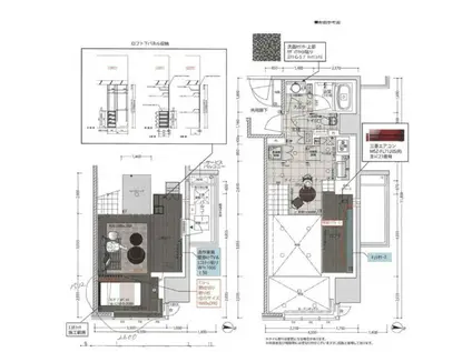 THE HIGH HORIE(1LDK/11階)の間取り写真