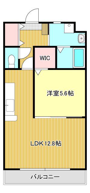 ラパノス(1LDK/1階)の間取り写真