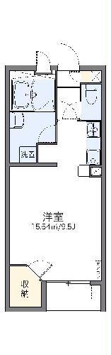 レオネクスト小倉東(1K/1階)の間取り写真