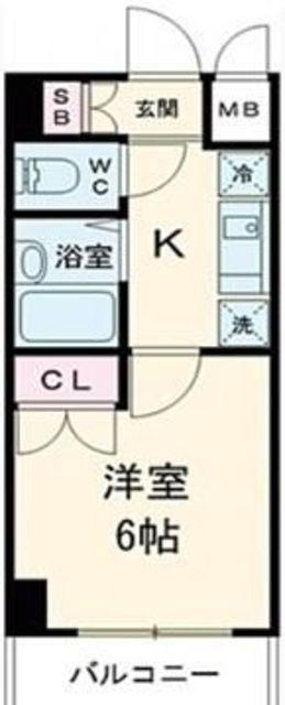 エクセリア荻窪(1K/9階)の間取り写真