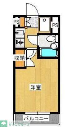 ネステル鷺沼(ワンルーム/3階)の間取り写真