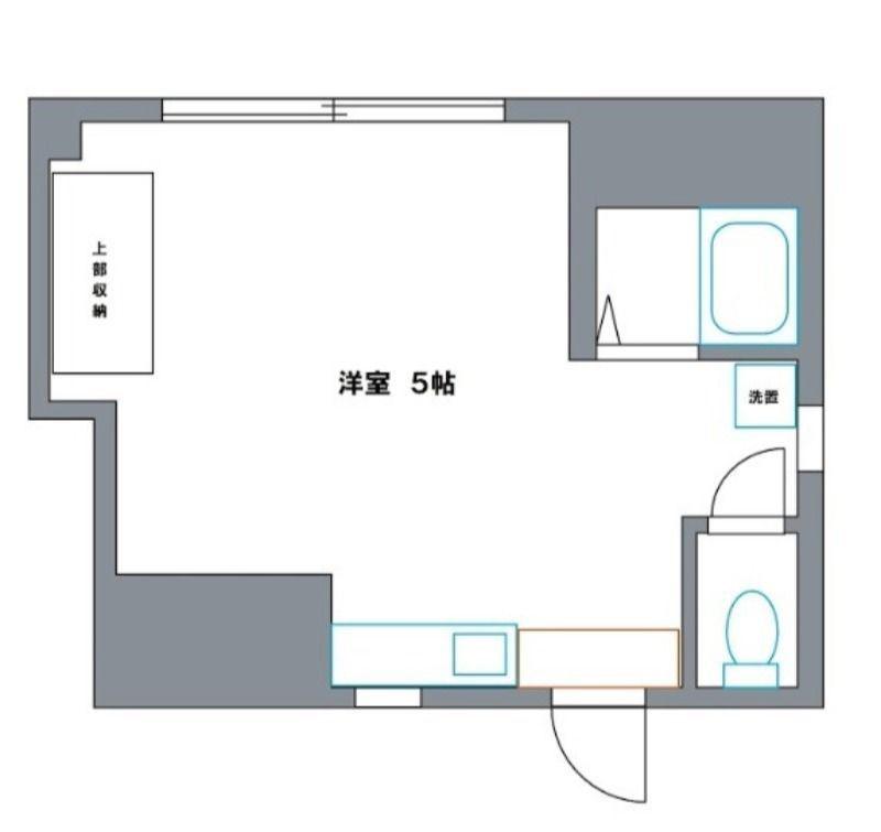 伊藤マンション(ワンルーム/3階)の間取り写真