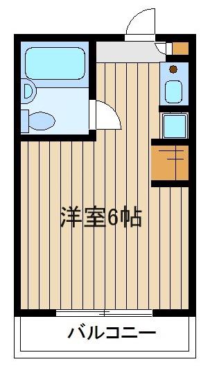 アジュール成増(ワンルーム/3階)の間取り写真