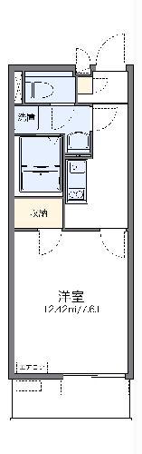 レオネクストブラザーズハイツ(1K/1階)の間取り写真