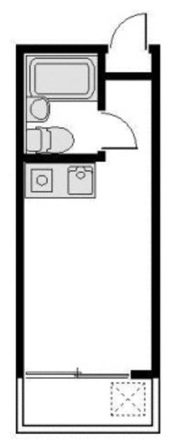 エスペランサ11(1K/3階)の間取り写真