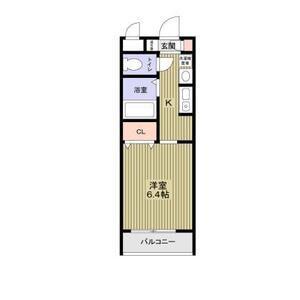 リバーランド堺東(ワンルーム/4階)の間取り写真
