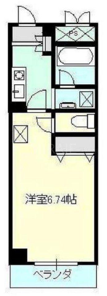 アイリスヴェール141(1K/5階)の間取り写真