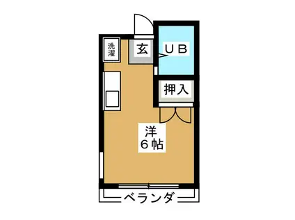 ライブフラット昌和(ワンルーム/2階)の間取り写真