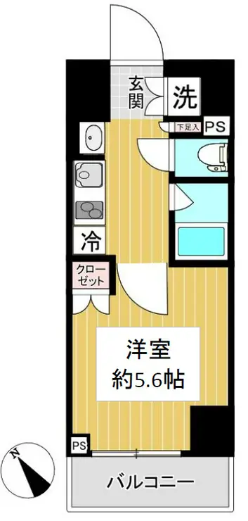 ルーブル高津 3階階 間取り