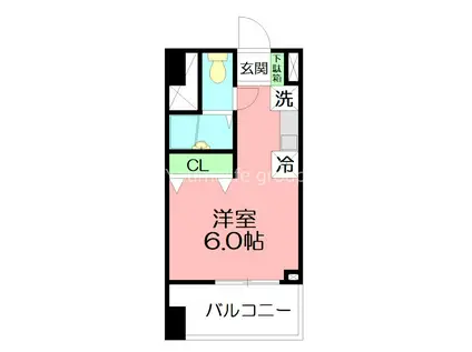 ESPERANZA桜(ワンルーム/4階)の間取り写真