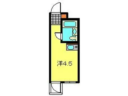 パークハイム能見台(ワンルーム/3階)の間取り写真