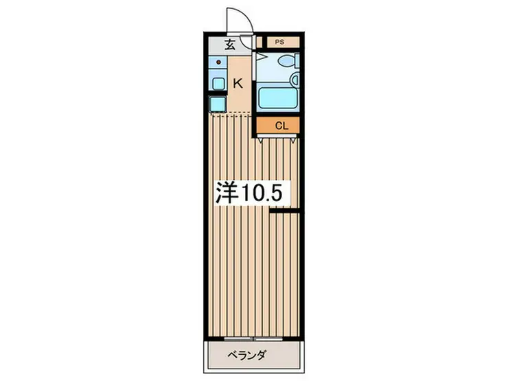 大和中央マンション 4階階 間取り