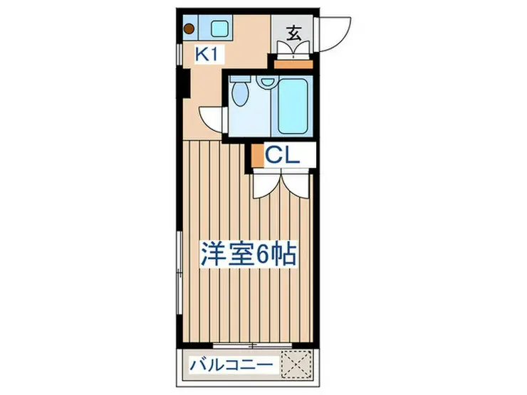 フレグランス笹塚 3階階 間取り