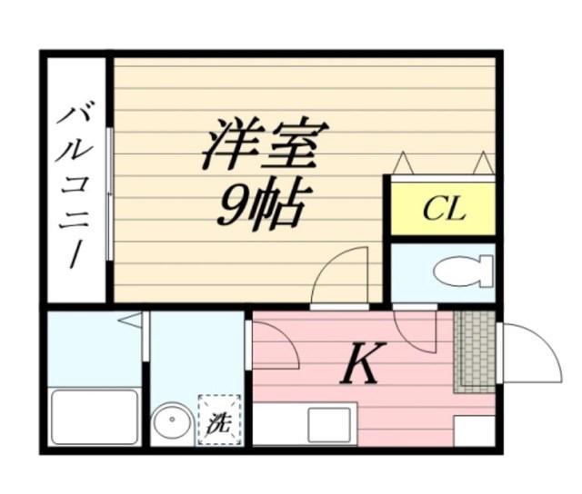 アコール相生(1K/1階)の間取り写真