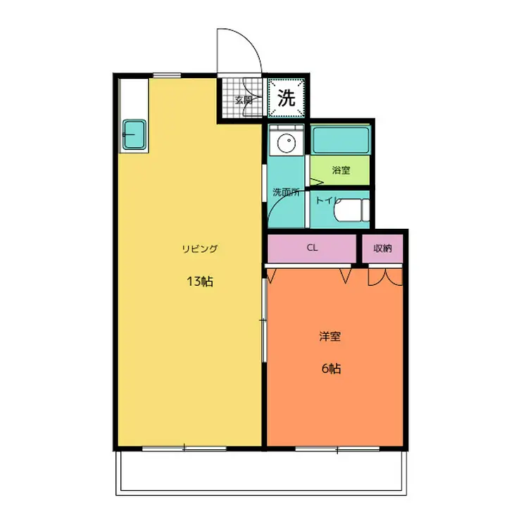 日東ハイツ 3階階 間取り