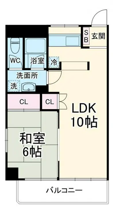 タケノヤハイツ本町 4階階 間取り